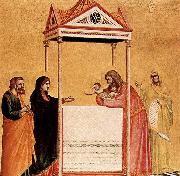 GIOTTO di Bondone Presentation in the Temple oil